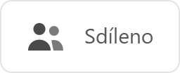 Ikona postaviček – sdílený soubor nebo složka